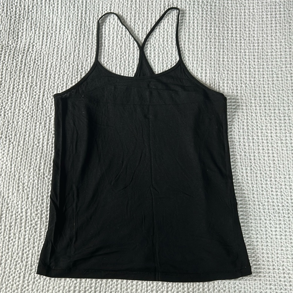 H&M Basic Black Tank Top Flowy Sleeveless